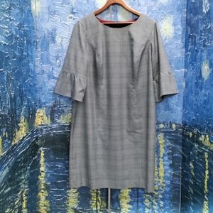 Talbots 3/4 Flare Sleeve Sheath Dress 14WP